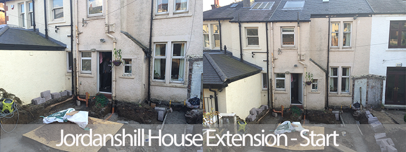 Inglispm Jordanshill House Extension - Start